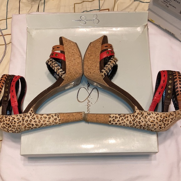 Multicolored Sandal Pumps - Picture 5 of 13